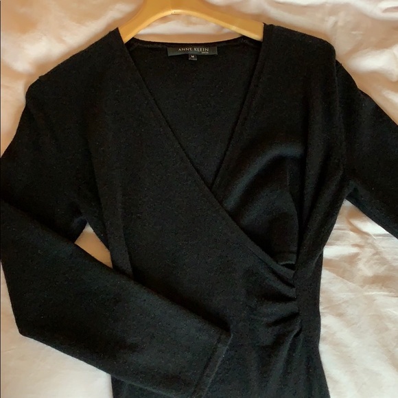 Anne Klein Dresses & Skirts - 100% Cashmere Black Dress